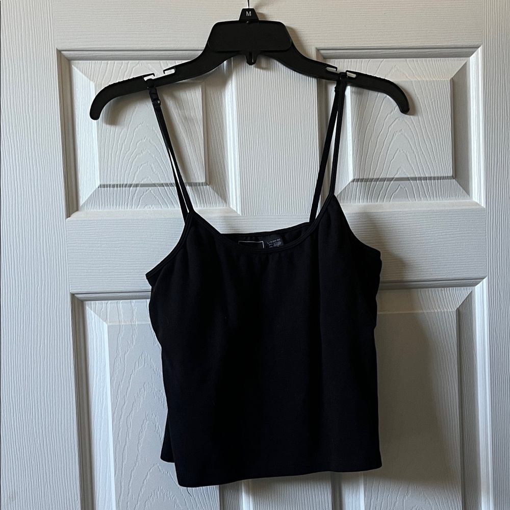 Bobbie Brooks Cotton Blend Black Tank Top